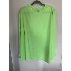 Denali Performance Apparel Neon Green Long Sleeve Top Size 2XL Men's